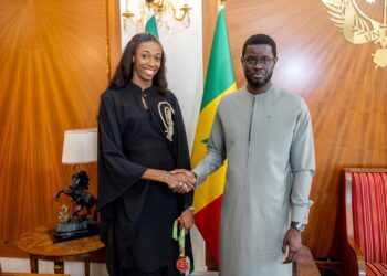 Audience : Le Président Bassirou Diomaye Faye reçoit l’athlète Saly Sarr