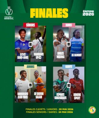 Coupe du Sénégal : Les grandes finales désormais connues !