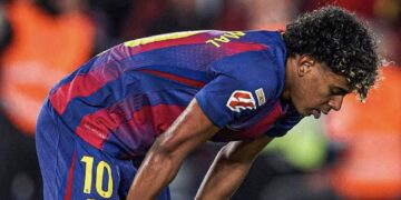 Barça : Lamine Yamal out jusqu’à la fin de saison