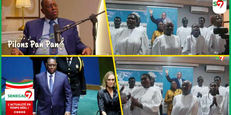 (Video) « Pilons Pan Pan » après la chorale les partisans de Macky chantent & enfl@mme la Ceremonie de soutien de sa candidature à l&rsquo;ONU