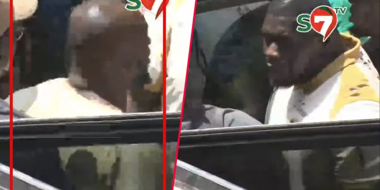 Parcelles – L&rsquo;arrivée mouvementée de Modou Lo très serein en compagnie de Franc (Vidéo)