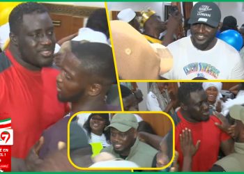 (Video) Sa Thies en toute complicité avec Balla Gaye 2, Aziz Ndiaye & cie apres son couronnement contre Modou Lo