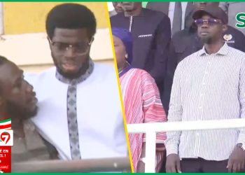 (Video) SONKO à Mbour: Jean Michel Faye en toute complicité avec Azoura au Stade Caroline Faye