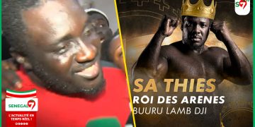 (Video) Premiere reaction du nouveau Roi des Arenes, Sa Thies après sa victoire contre Modou Lo