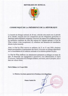 "NON À LA TRANSHUMANCE POLITIQUE !" : Oumar Sow dénonce le nouveau format du dialogue national