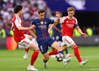 Ligue des champions : Arsenal devant à la pause face au PSG (0-1)