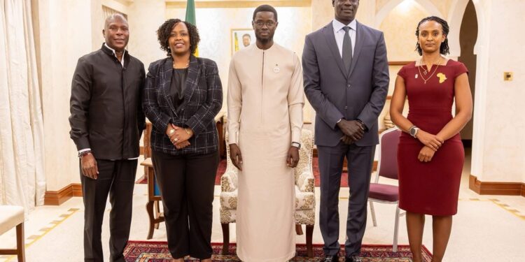 Nairobi : Le Président Bassirou Diomaye Faye reçoit la Directrice de NBA Africa