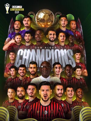 Football : Lamine Ndiaye remporte la Coupe de la CAF 2026 avec USM Alger