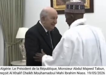 Algérie : Le Président Abdelmadjid Tebboune reçoit le Khalife Cheikh Mahi Niass