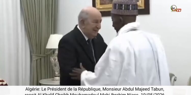 Algérie : Le Président Abdelmadjid Tebboune reçoit le Khalife Cheikh Mahi Niass