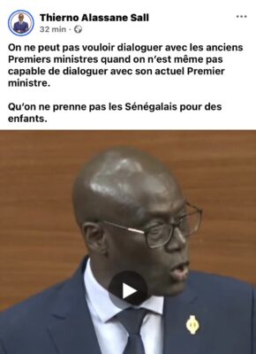 "On n’est même pas capable de dialoguer avec son actuel Premier ministre" : TAS charge le PR Diomaye !
