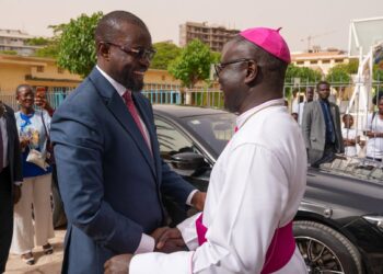 Pèlerinage marial de Ponpenguine : Ousmane Sonko chez l’archevêque de Dakar