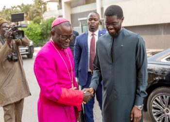 Pèlerinage de Popenguine : Visite de courtoisie du Chef de l’État à Monseigneur André Guèye