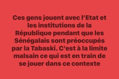 Ibrahima Lissa Faye détruit le PASTEF : "Ces gens jouent avec l’Etat et les institutions"