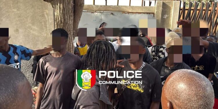 Gueule-Tapée : Interpellation de soixante-huit (68) migrants irréguliers