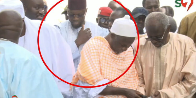 Massalikoul Jinane : L&rsquo;Imam procède au sacrifice de son mouton en présence d&rsquo;Ousmane Sonko (Vidéo)