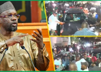 Cité Keur Gorgui : Arrivée mouvementée de SONKO accompagnée de sa femme et de ses… (Vidéo)