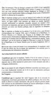 Fonds politiques : La Cour Suprême déboute le juge Dème