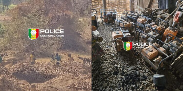 Du matériel d’orpaillage clandestin saisi à Kidira (police)