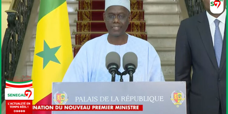 (Video) L’intégralité de la declaration du nouveau Premier Ministre, Al Amine Lo en remplacement de SONKO