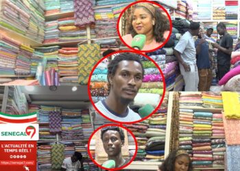 (Video) À quelques Jours de la Tabaski, C&rsquo;est la morosité au marché HLM: Des vendeurs de tissus réagissent…