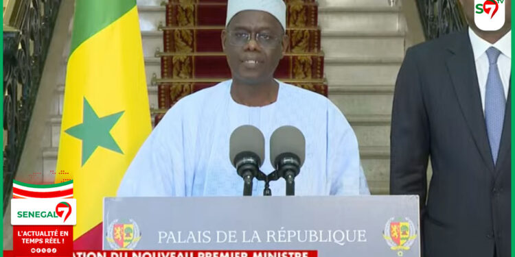 (Video) L’intégralité de la declaration du nouveau Premier Ministre, Al Amine Lo en WOLOF
