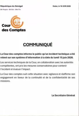 Cour des comptes : Un incident technique relevé sur son système d'information