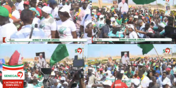 Ambiance électrique : Sous le soleil, les patriotes prennent d’assaut Dakar Arena (Vidéo)