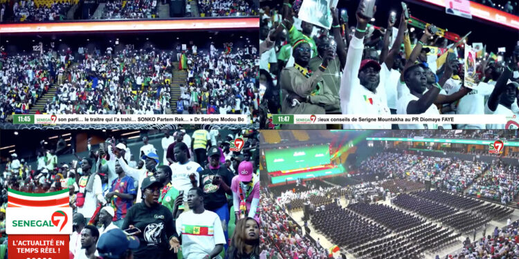 Les premières images à Dakar Aréna, la salle presque pleine pour accueillir Sonko à 12h (Vidéo)