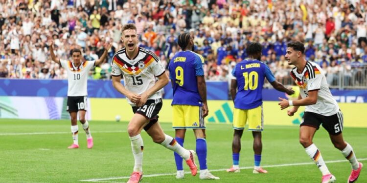 L’Allemagne mène 3-1 à la pause grâce à un Havertz décisif
