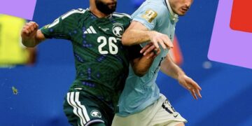 L’Arabie Saoudite crée la sensation et freine l’Uruguay