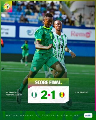 Préparation CAN féminine : Le Sénégal s’incline face au Nigeria (2-1)