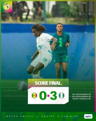 Match amical : Le Sénégal s’incline face au Nigeria (3-0)