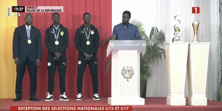 Récompenses U15 et U17 : Le Président de la République dégage une enveloppe de 311 millions 420 FCFA