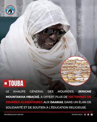 Touba : Le geste fort du Khalife Général des Mourides envers les daaras