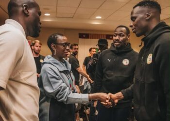 Coupe du monde 2026 : Le nouveau ministre des Sports Djireye Clotilde COLY rend visite aux Lions