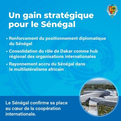 Maison des Nations Unies à Dakar : Un nouvel accord pour renforcer la présence de l’ONU au Sénégal