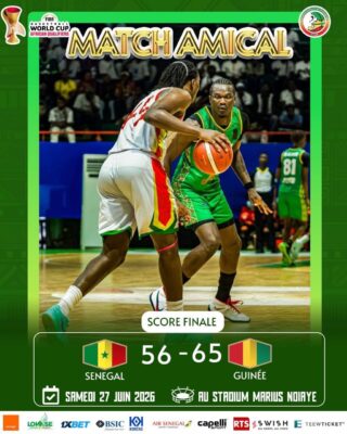 Basket : La Guinée s'impose face au Sénégal (65 - 56)
