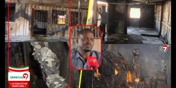 Son parking automobile ravagé par un inc£ndie, Des millions en fumée : le récit glaçant de Singane Ndiaye (Vidéo)