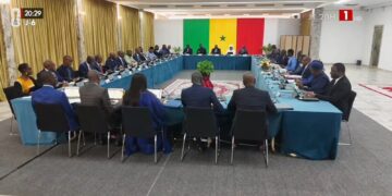 Palais de la République : Premier conseil des ministres du Gouvernement d’Ahmadou Al Amine LÔ