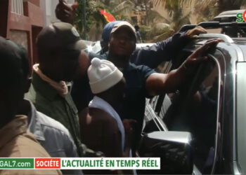 Cité Keur Goorgui : Le départ de Ousmane Sonko pour Dakar Aréna (Vidéo)