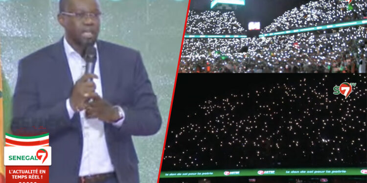 Les premiers mots de Ousmane Sonko à Dakar Arena « Kén Menoul Soul Pastef… » (Vidéo)