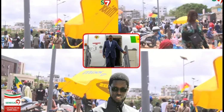 Les premières arrivées des militants à l&rsquo;aéroport LSS pour accueillir Macky Sall (Vidéo)