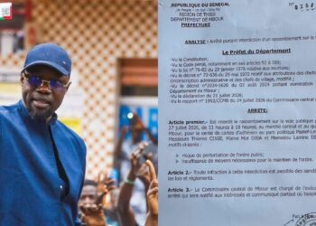 Pastef interdit de se rassembler : Babacar Ba condamne la mesure du préfet de Mbour 