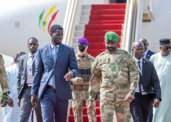 Mali : Diomaye accueilli par le président de Transition, Assimi GOÏTA