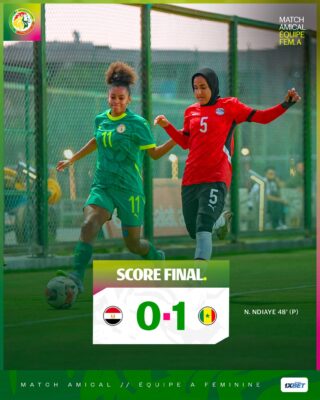 Match amical : Les Lionnes s’imposent face à l’Égypte (1-1)