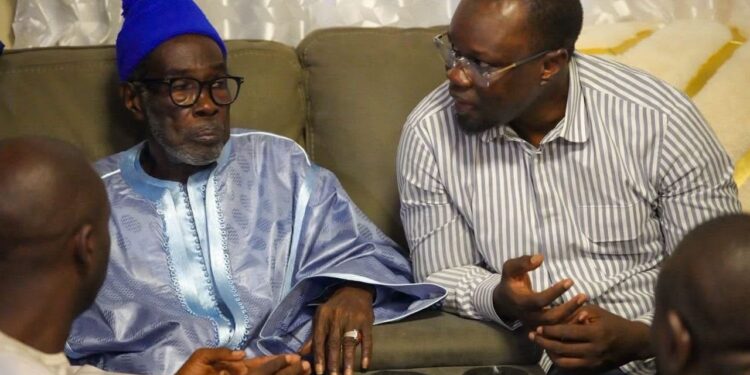 Décès de Serigne Abdou Bakhi Mbacké : Ousmane SONKO exprime sa grande tristesse