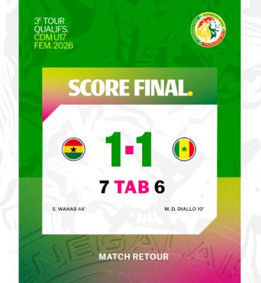 Battues par le Ghana : Les Lioncelles du Sénégal ratent la qualification pour la Coupe du Monde U17