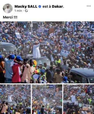 "Merci !!!" : Macky Sall exprime sa gratitude au peuple sénégalais