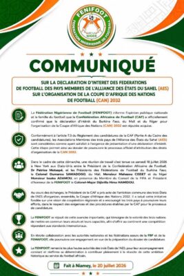 CAN 2032 : Le Burkina Faso, le Mali et le Niger officialisent leur candidature !